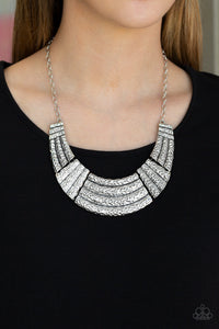 Ready To Pounce - Silver Necklace
