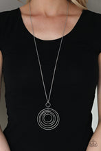 Load image into Gallery viewer, Running Circles In My Mind - Silver Necklace