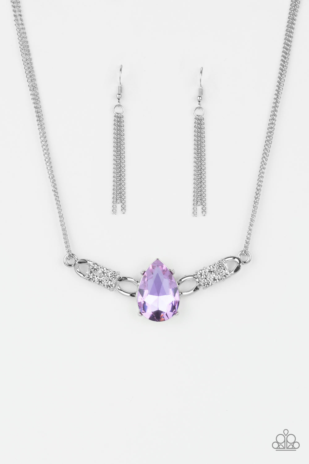 Way To Make An Entrance - Purple Necklace