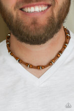 Load image into Gallery viewer, WOOD You Believe It? - Brown Urban Necklace