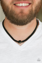 Load image into Gallery viewer, Go Climb A Mountain - Black Urban Necklace