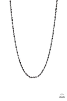 Double Dribble - Black Necklace