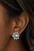 Load image into Gallery viewer, Interstellar Sparkle - Black Clip on Earrings