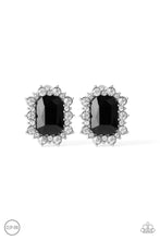 Load image into Gallery viewer, Prime Time Shimmer - Black Clip on Earrings