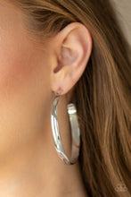 Load image into Gallery viewer, Making Laps - Silver Earrings