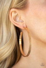 Load image into Gallery viewer, Retro Rebellion - Gold Earrings