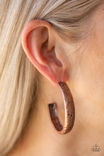 Load image into Gallery viewer, Rustic Revolution - Copper Earrings