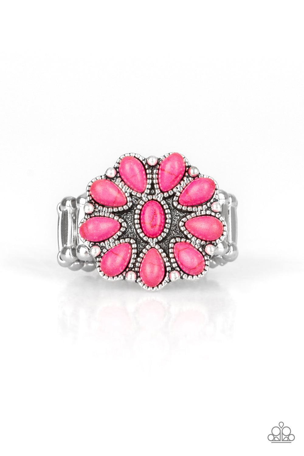 Stone Gardenia - Pink Ring
