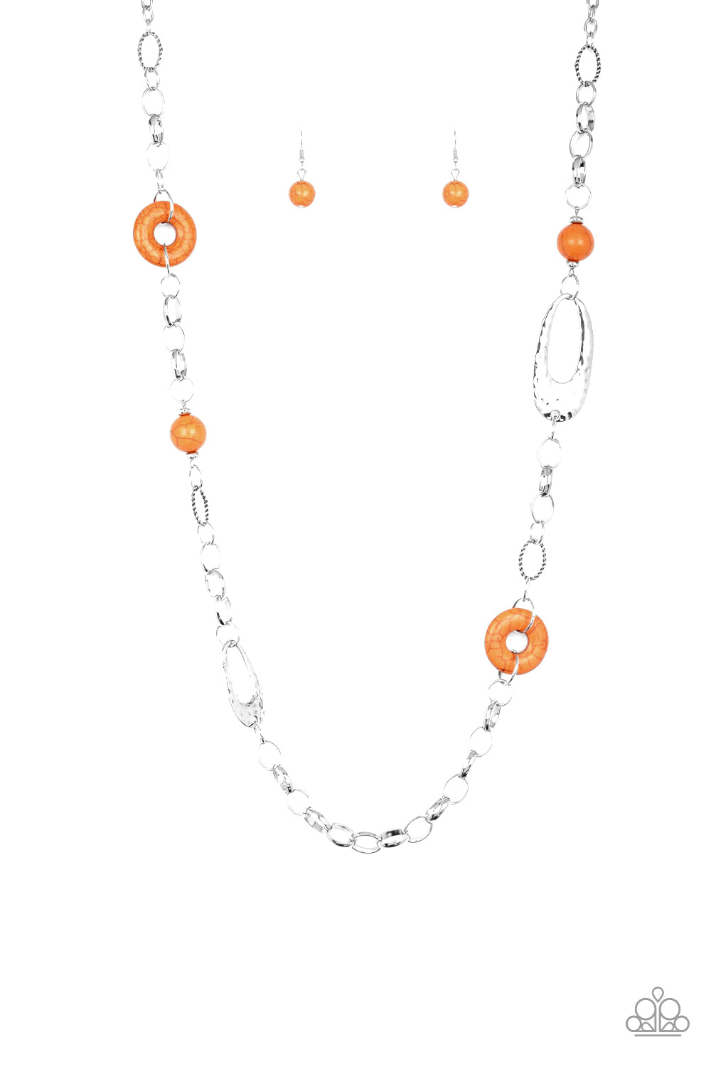 Artisan Artifact - Orange Necklace
