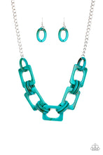 Load image into Gallery viewer, Sizzle Sizzle - Blue Necklace