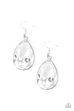 Load image into Gallery viewer, Limo Ride - White Earrings