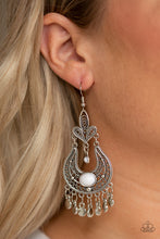 Load image into Gallery viewer, Fiesta Flair - White Earrings