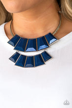 Load image into Gallery viewer, Lions, TIGRESS, and Bears - Blue Necklace