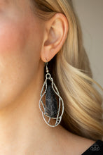 Load image into Gallery viewer, Artisan Tears - Black Earrings