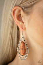 Load image into Gallery viewer, Artisan Tears - Brown Earrings
