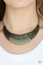 Load image into Gallery viewer, Utterly Untamable - Brass Necklace