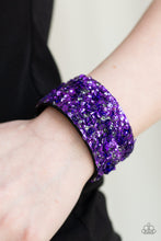 Load image into Gallery viewer, Starry Sequins - Purple Bracelet