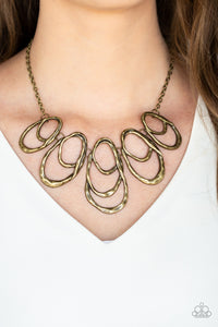 Terra Storm - Brass Necklace