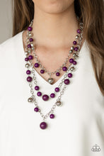 Load image into Gallery viewer, The Partygoer - Purple Necklace