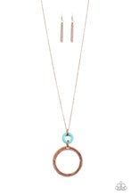 Load image into Gallery viewer, Optical Illusion - Copper Necklace