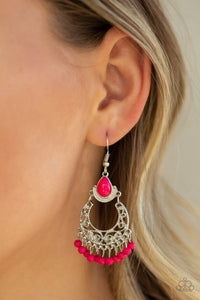 Colorful Colada - Pink Earrings