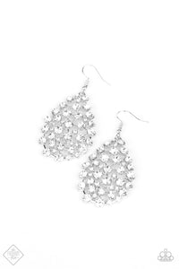Start With A Bang- White Earrings