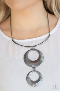 Egyptian Eclipse - Black Necklace