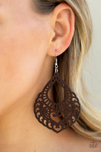 Load image into Gallery viewer, If You WOOD Be So Kind - Brown Earrings