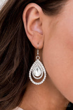 Load image into Gallery viewer, So The Story GLOWS- White Earrings