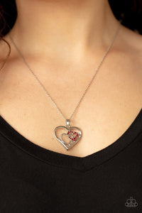 Cupid Charm- Red Necklace