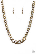 Load image into Gallery viewer, Infinite Impact - Brass Necklace