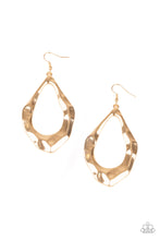 Load image into Gallery viewer, Industrial Imperfection - Gold Earrings