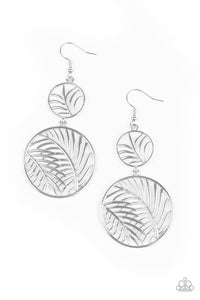 Palm Oasis - Silver Earrings