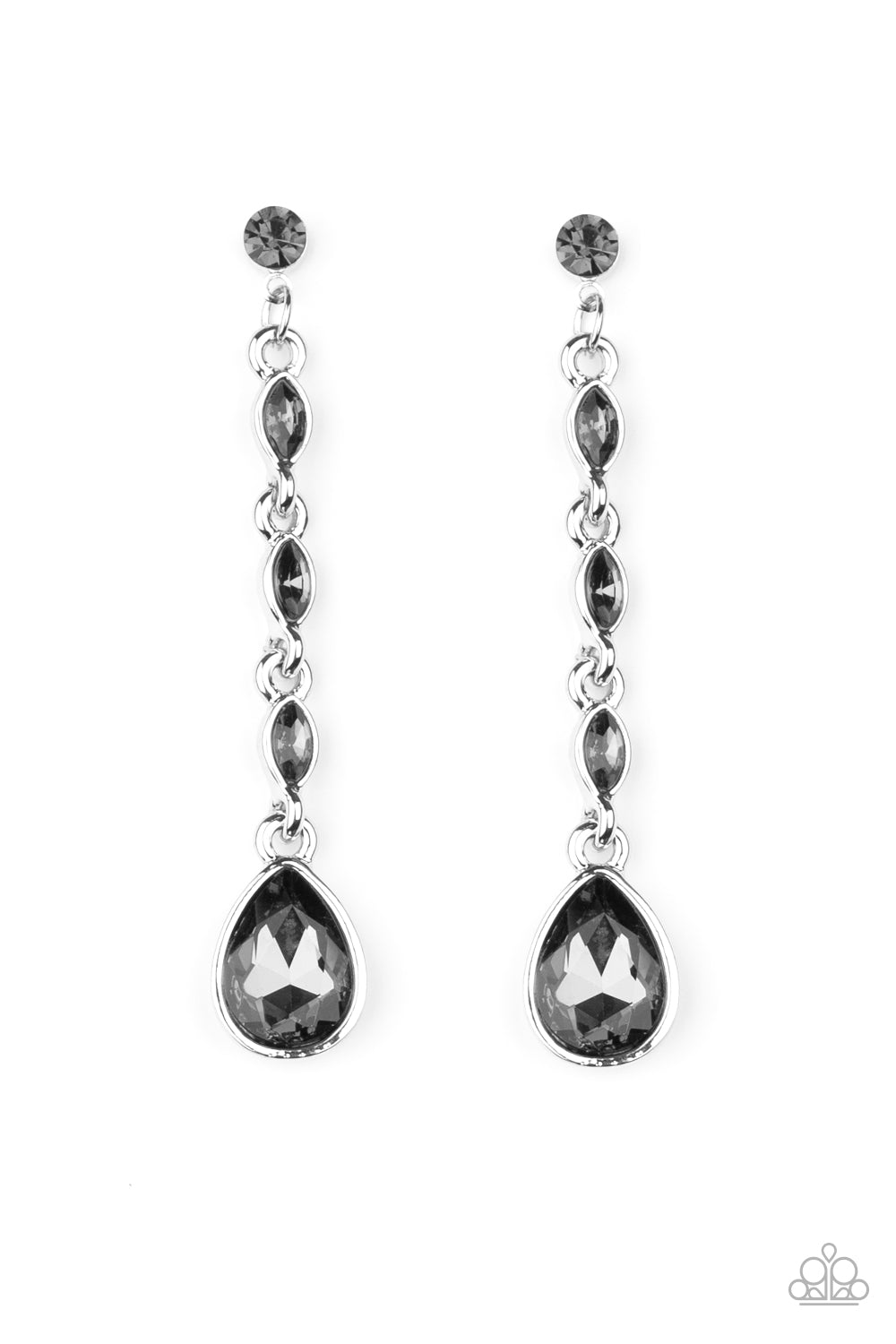 Must Love Diamonds - Silver Earrings