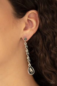 Must Love Diamonds - Silver Earrings