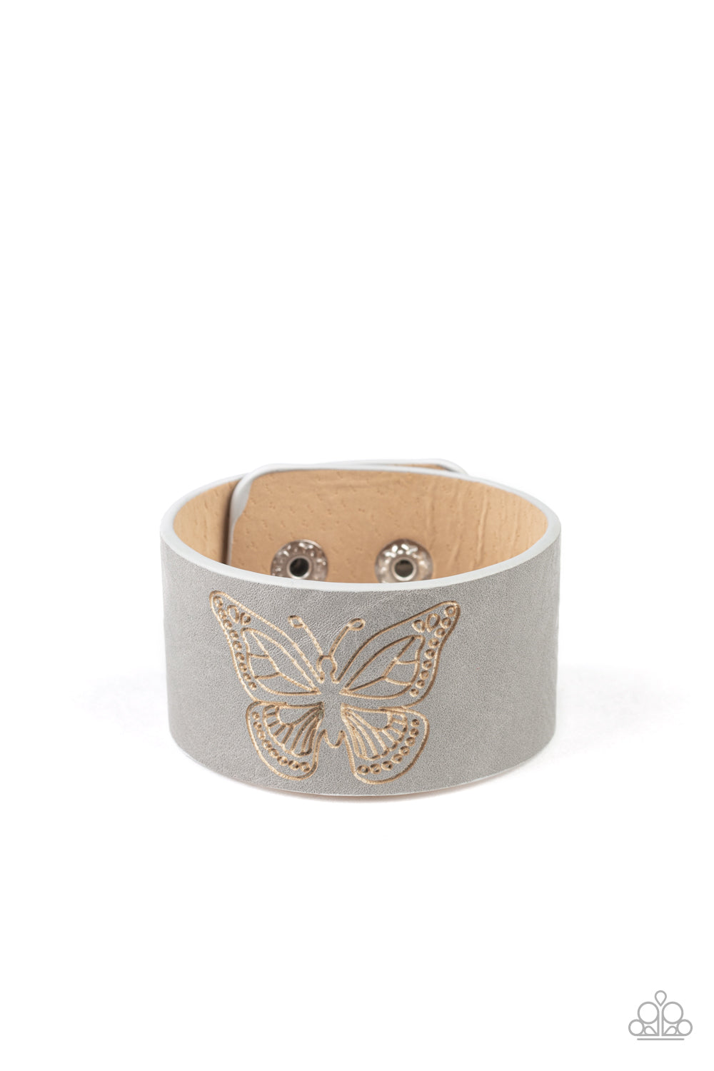 Flirty Flutter - Silver Bracelet
