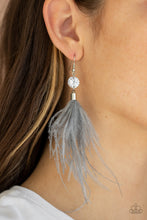 Load image into Gallery viewer, Feathered Flamboyance - Silver Earrings