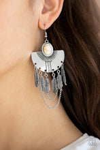 Load image into Gallery viewer, Sure Thing, Chief! - White Earrings