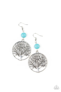 Bountiful Branches - Blue Earrings