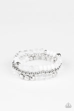 Load image into Gallery viewer, Sugary Shimmer - White Bracelet