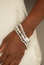 Load image into Gallery viewer, Sugary Shimmer - White Bracelet