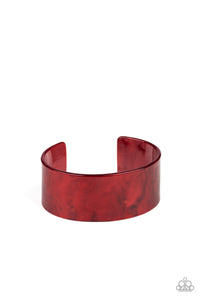 Glaze Over - Red Bracelet