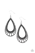 Load image into Gallery viewer, Royal Finesse - Black Earrings