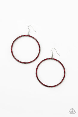 Just Add Sparkle - Red Earrings