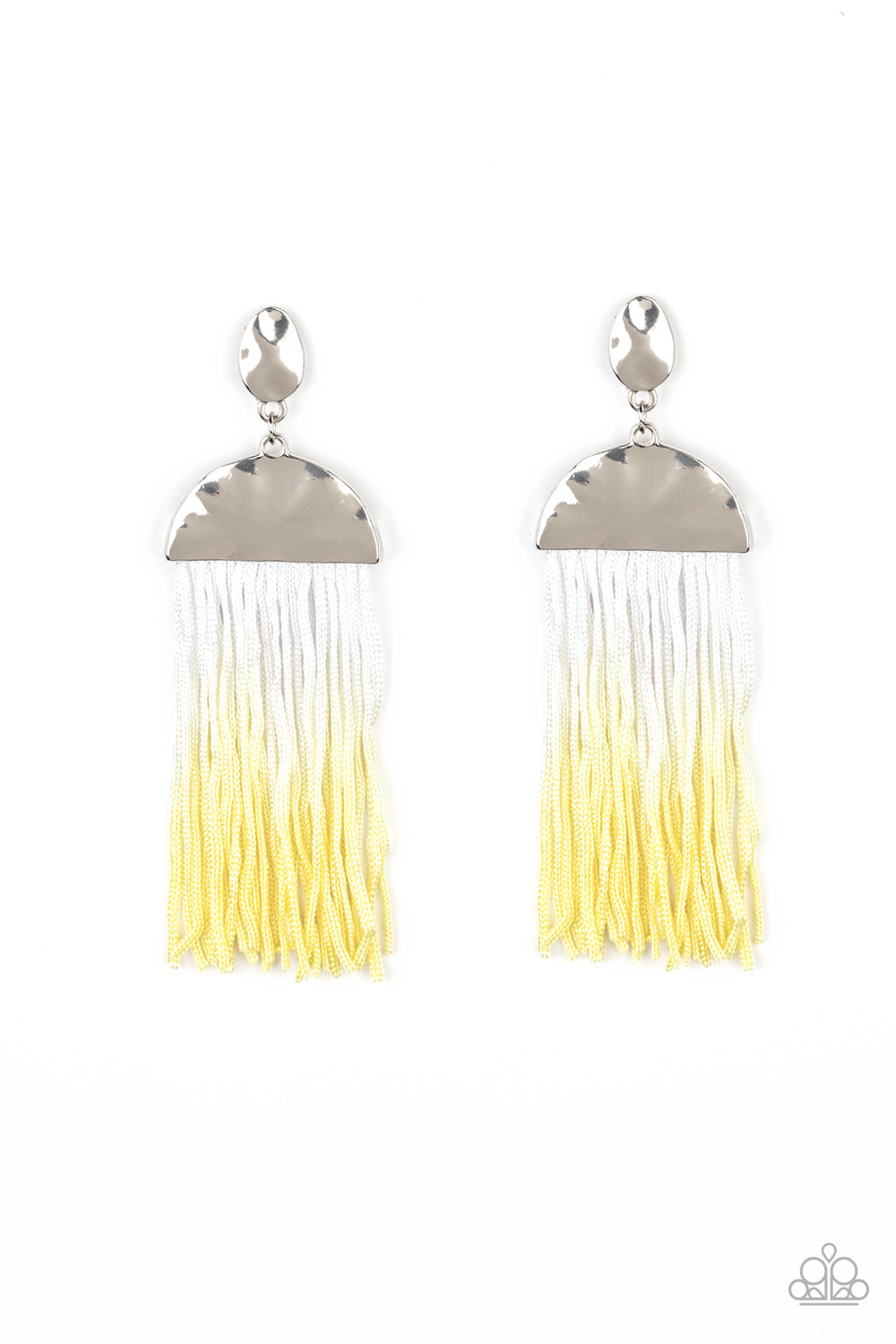 Rope Them In - Yellow Earrings
