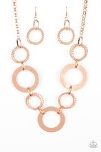 Load image into Gallery viewer, Ringed in Radiance - Copper Necklace