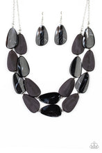 Load image into Gallery viewer, Colorfully Calming - Black Necklace