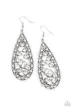 Load image into Gallery viewer, Drop-Dead Dazzle - White Earrings