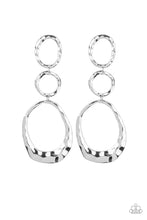 Load image into Gallery viewer, Radically Rippled - Silver Earrings