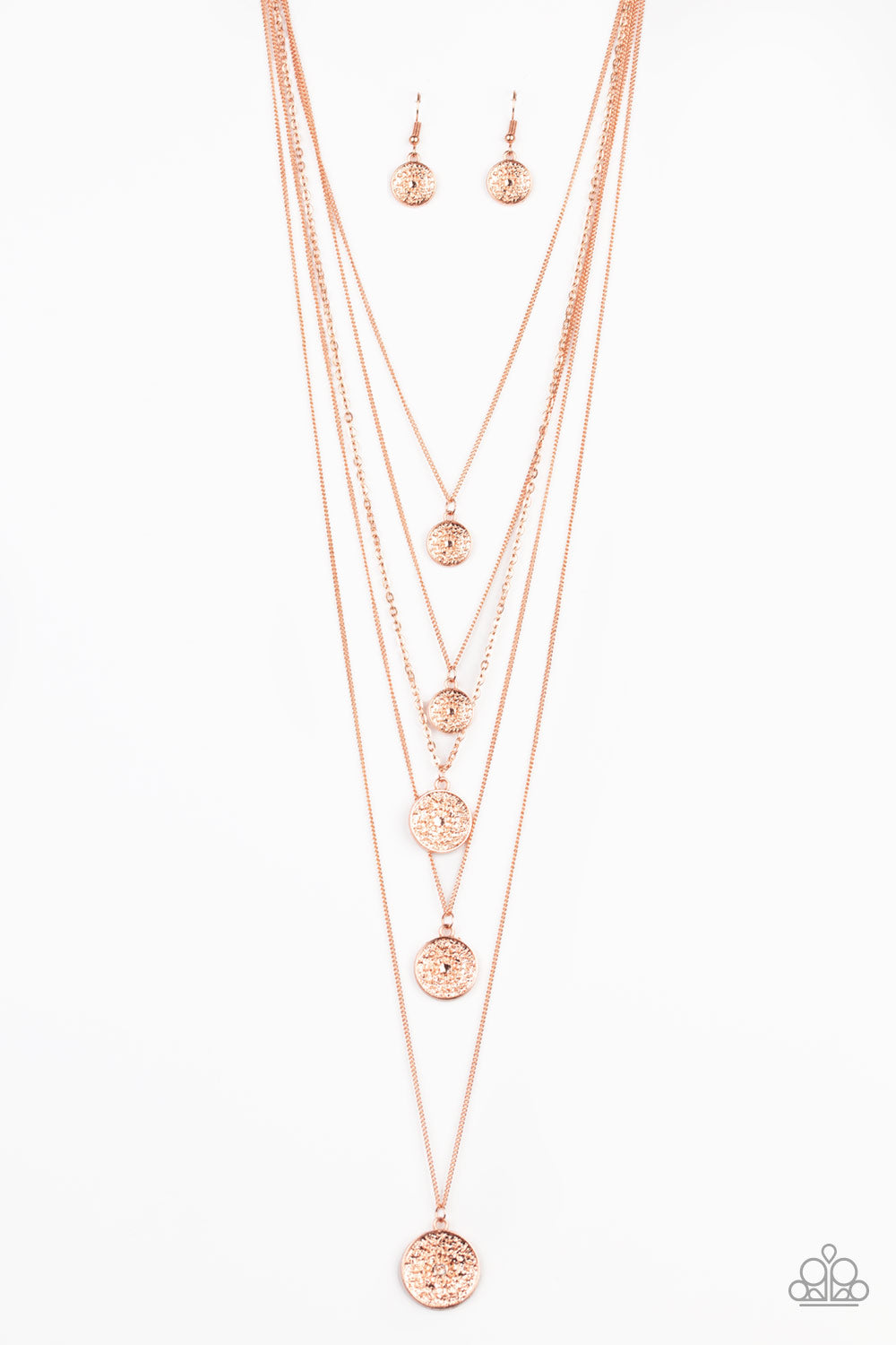 Medallion Marvel - Copper Necklace